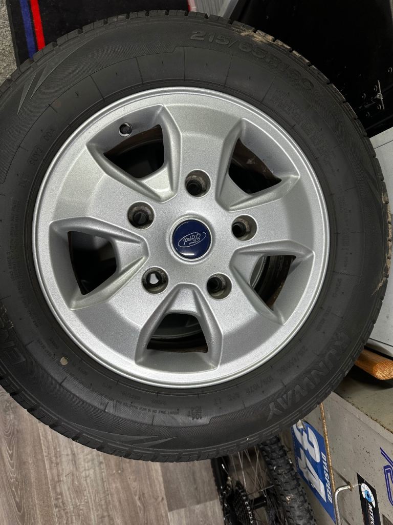 Ford Transit Custom Alloy Wheels with good tyres