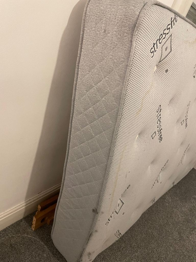 Double bed mattress & bed *SOLD*
