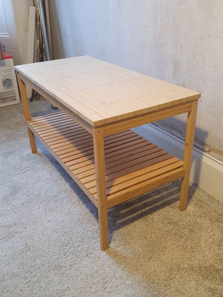image for Small IKEA Bamboo Bench/Table