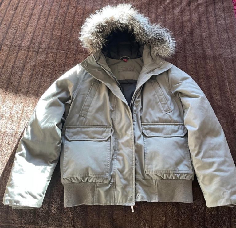 BRAND NEW H&M PADDED PARKA JACKET WITH HOOD - Winter Coat (Like Superdry UK12)
