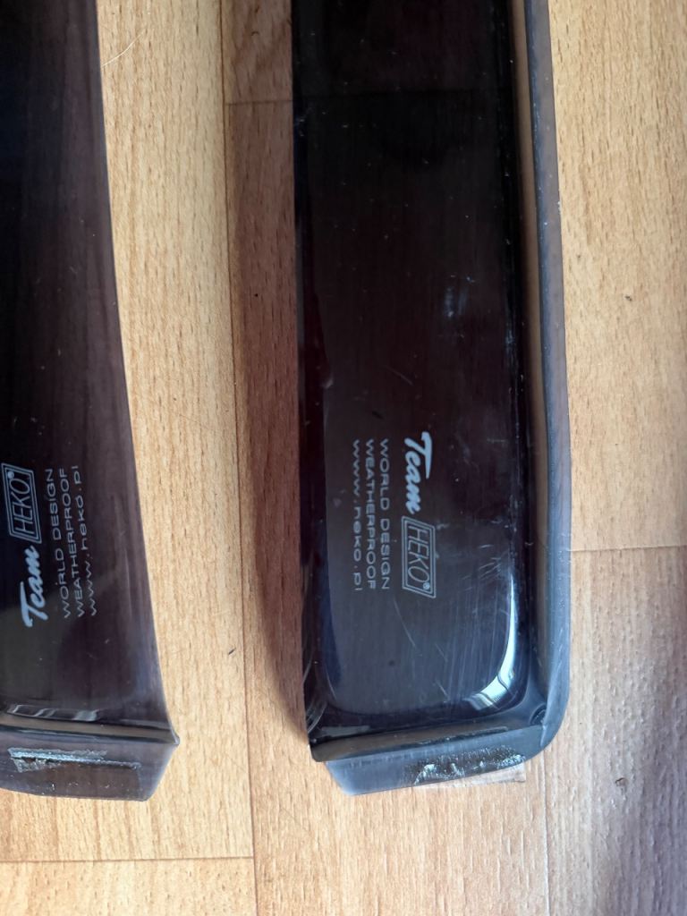 Wind deflectors for Audi A4 saloon B9 