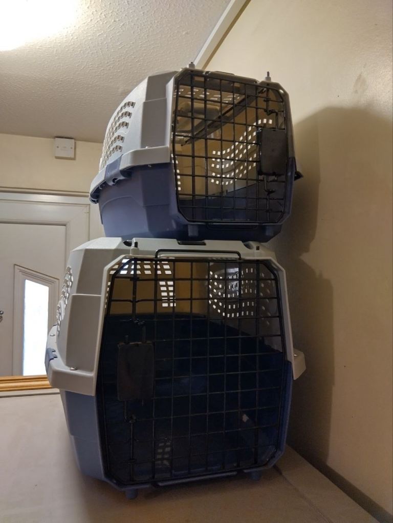 Two pet carriers £10 small £15 medium or £20 both 