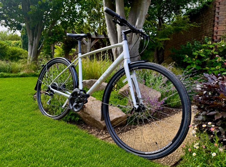 Trek FX2 Hybrid Bike L (20 inch / 55 cm) – Great Condition, FREE stand and pannier rack included