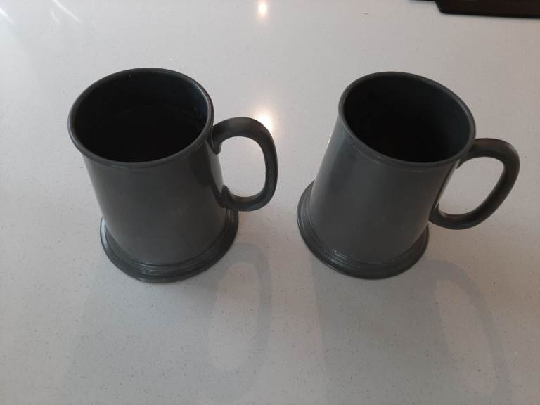 Pewter Tankards x2