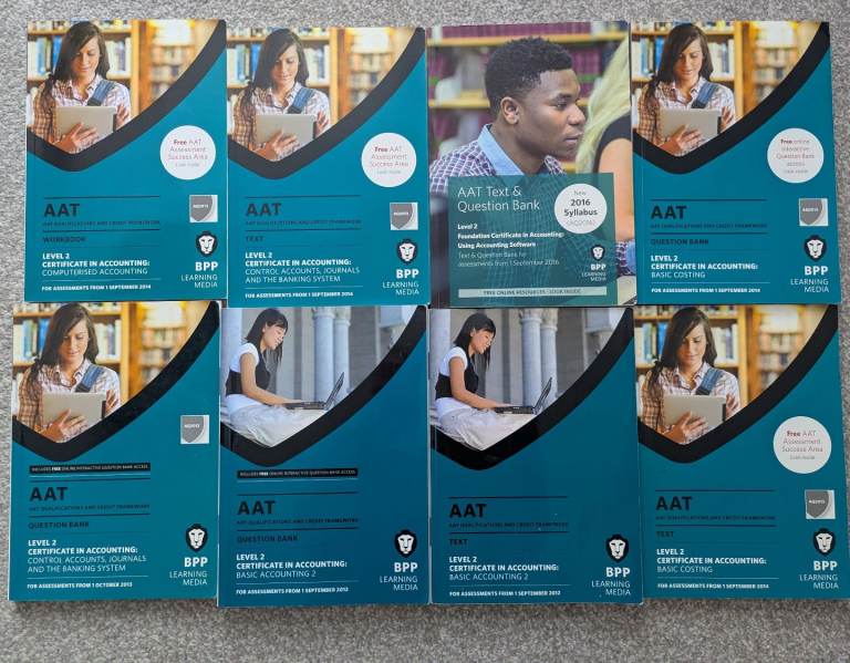 Books for AAT Level 2 accounting 
