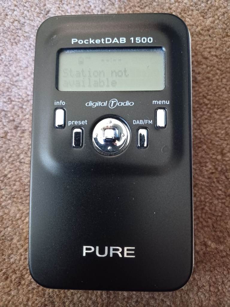 PURE PocketDAB 1500 DAB/FM Portable Digital Radio