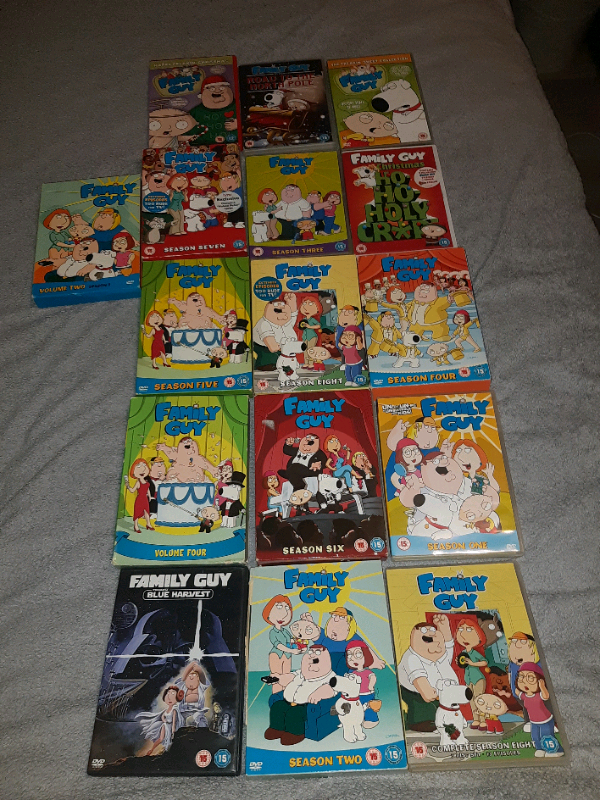 DVDs family guy