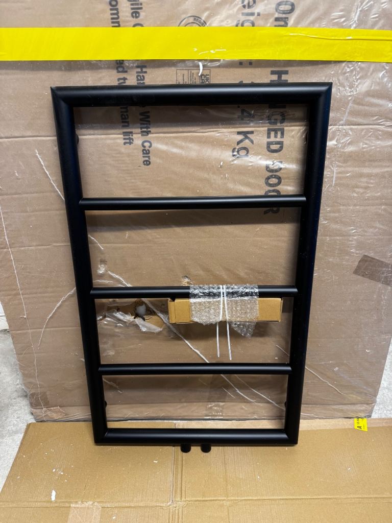 Arezzo N-AZ8MB Black Heated Towel Rail - NEW in Box (listed for £134.96 on retailer)