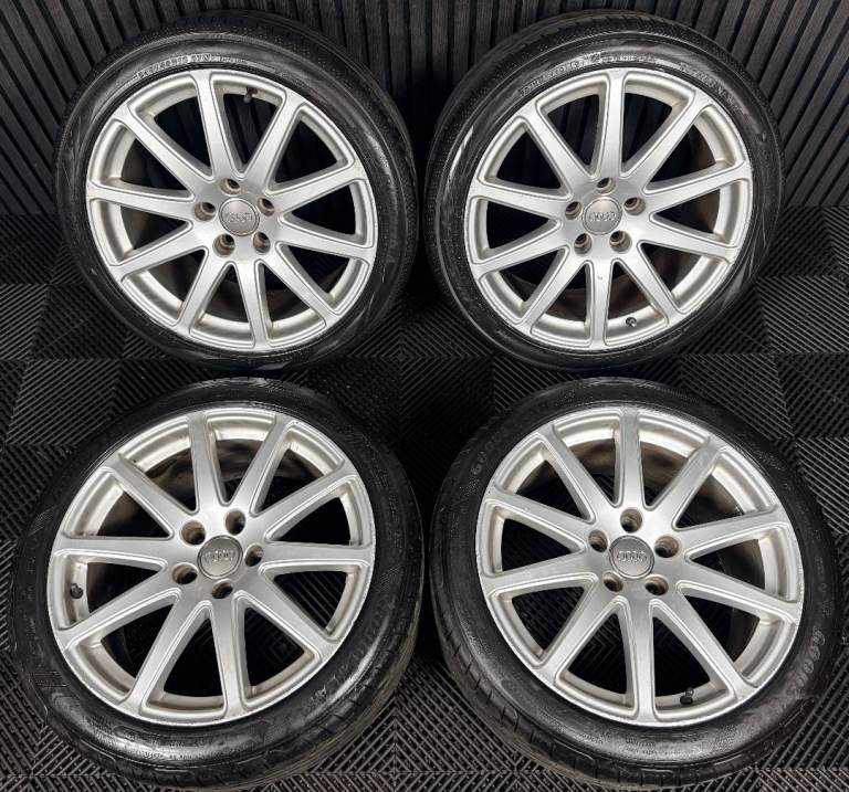 18'' GENUINE AUDI TT S LINE MK3 MK2 ALLOY WHEELS ALLOYS TYRES