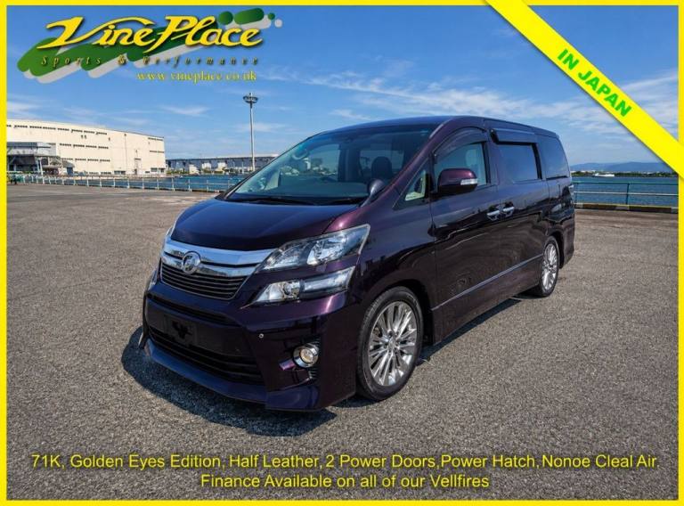 2013 Toyota Vellfire 2.4Z Golden Eyes, 7 Seats, Auto MPV Petrol Automatic