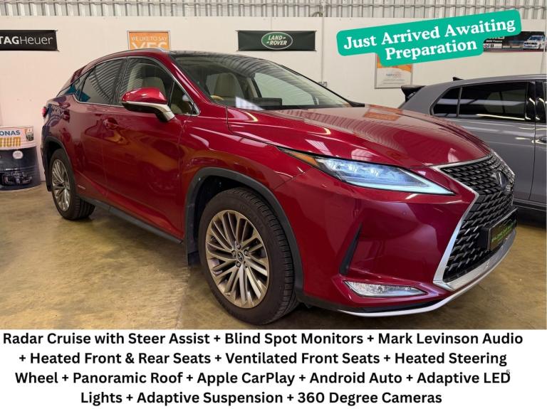 2021 Lexus RX 450h 3.5 Takumi 5dr CVT ESTATE Petrol/Electric Hybrid Automatic
