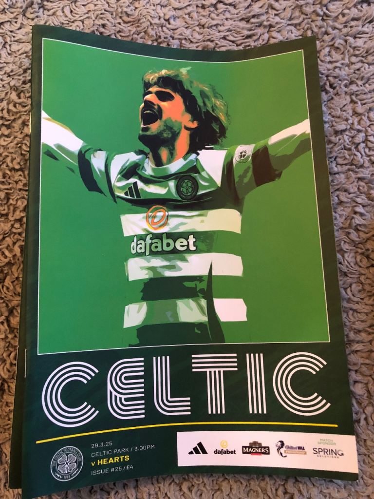 Glasgow Celtic match programmes