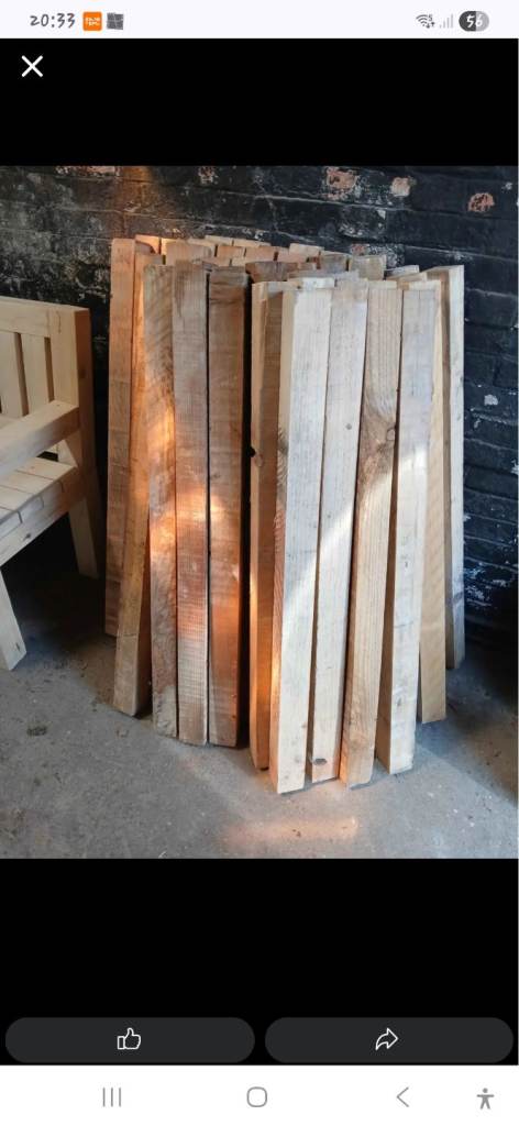 3x3 fence posts 120cm long 
