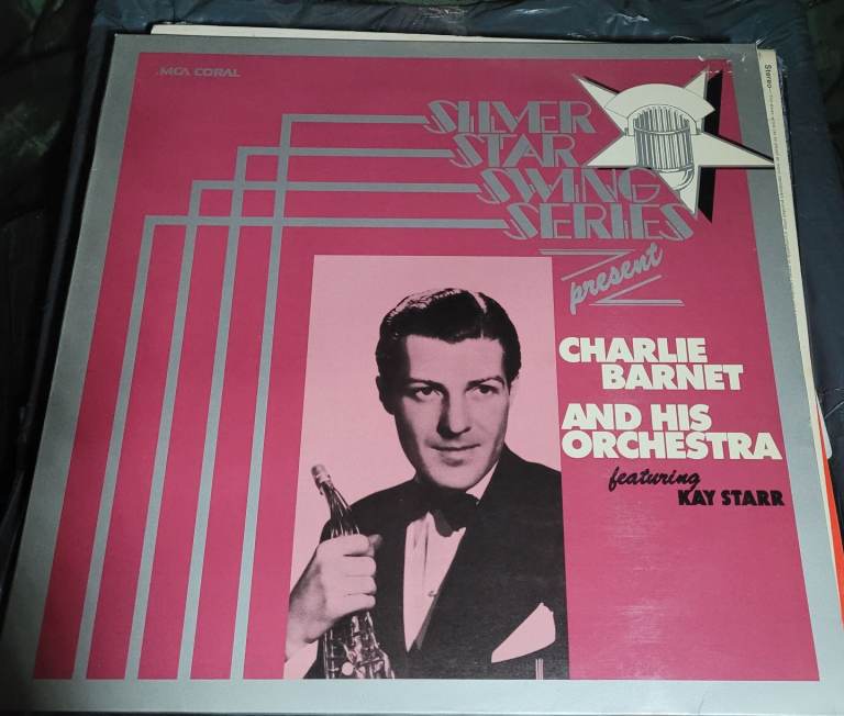 CHARLIE BARNET SILVER STAR SWING SERIES LP 1975 ISSUE WITH KAY STARR GERMAN Near Mint  r2/14
