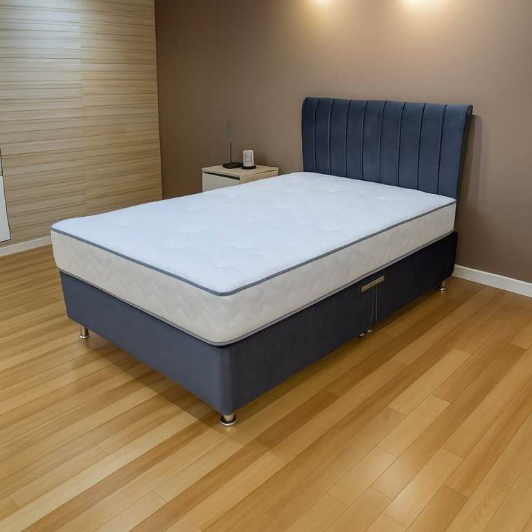 Double Divan Bed with Mattress – Xmas Discount Deal 🎄 ::