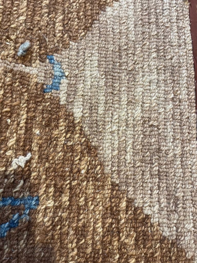 Lovely warm terracotta colours rug Large