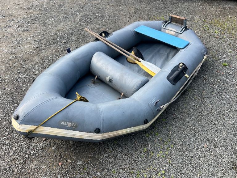 Avon 9ft inflatable dinghy boat rowing fishing sailing 