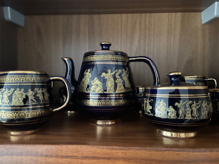 Greek 24 Carat Gold Coffee Set