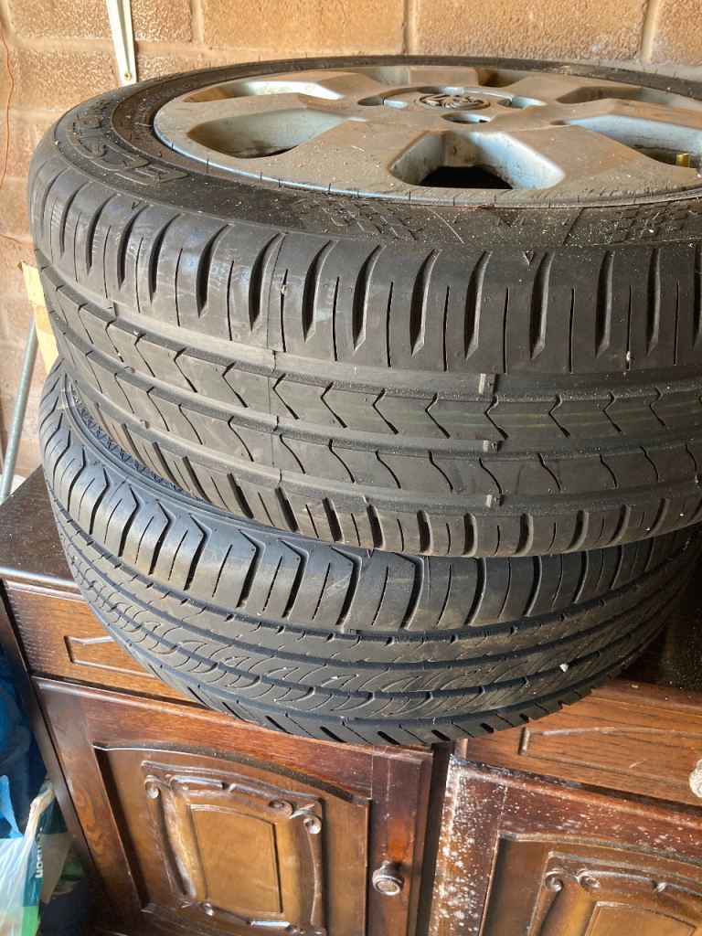 185/55R15 tyres and corsa wheels 