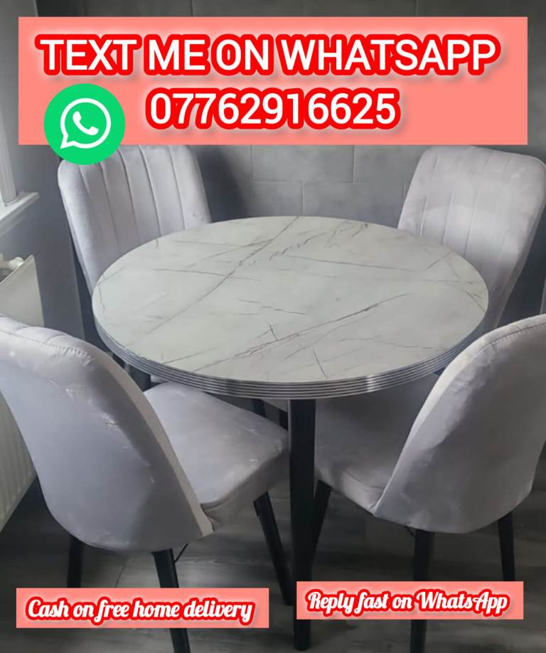 image for Dining Table and chairs.