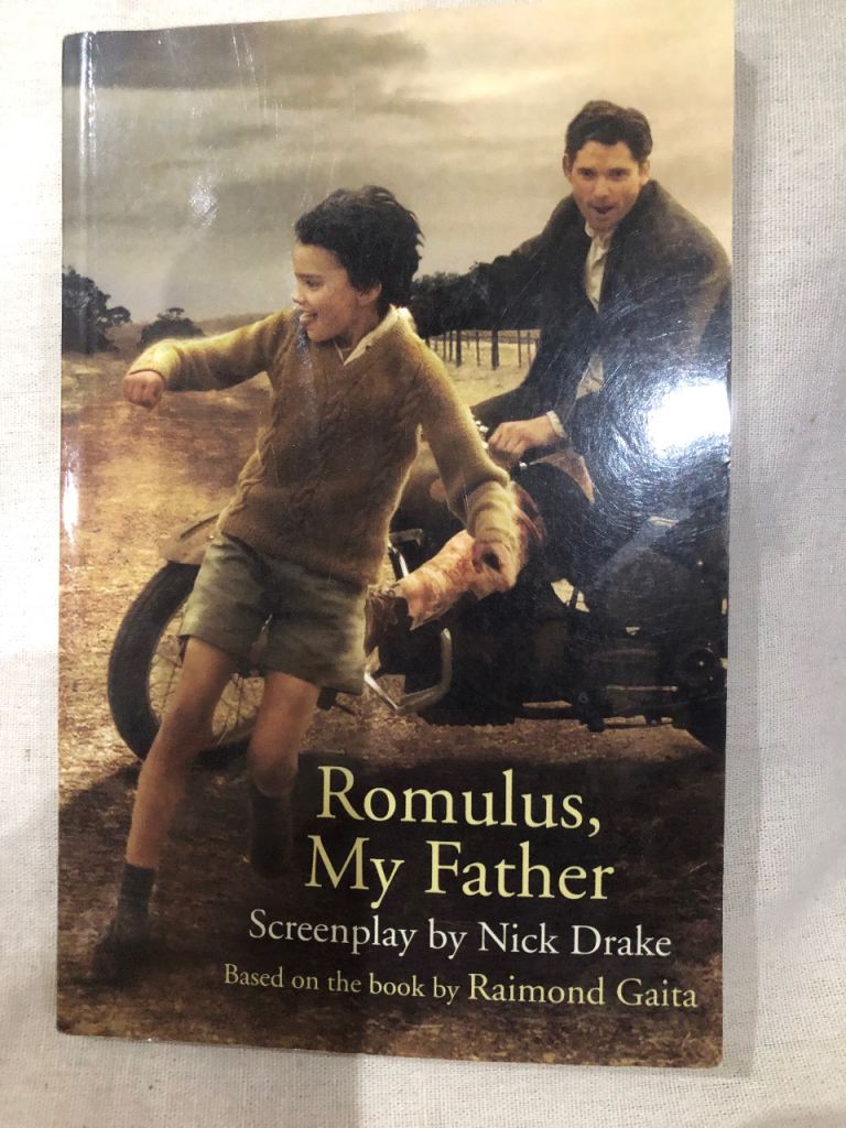 Philosophy text - Romulus, My Father Screenplay Book – Good Condition
