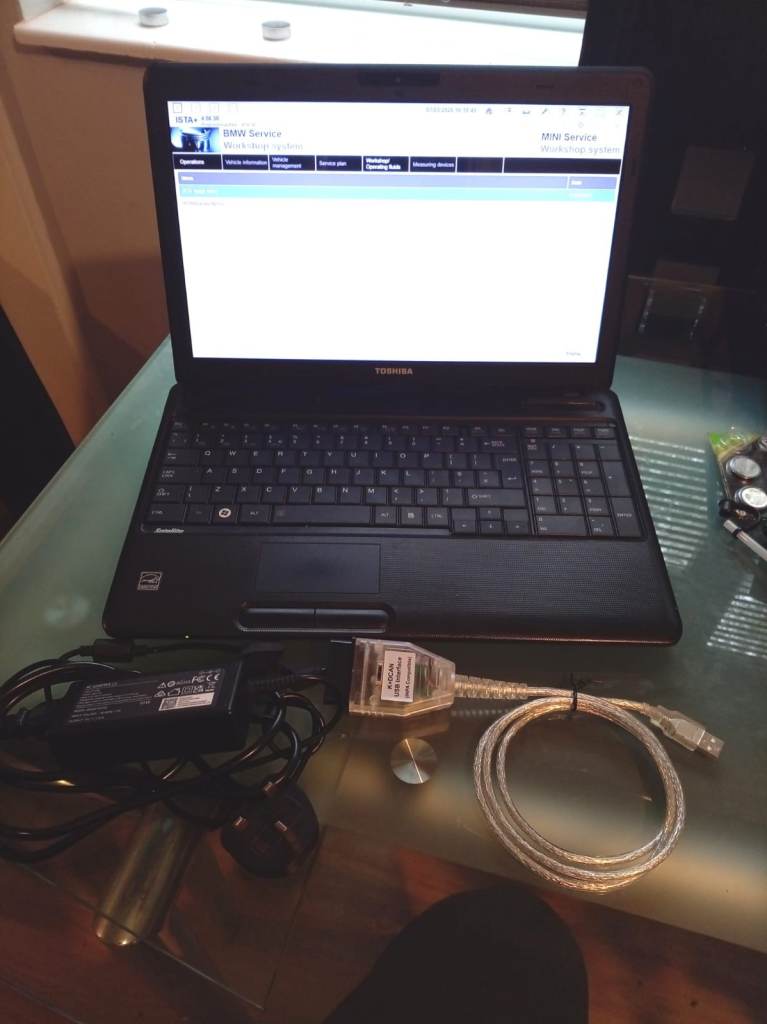 TOSHIBA C660 i3 2.4GHZ BMW DIAGNOSTIC LAPTOP, ISTA, INPA , E-SYSTEMS, NCS EXPERT