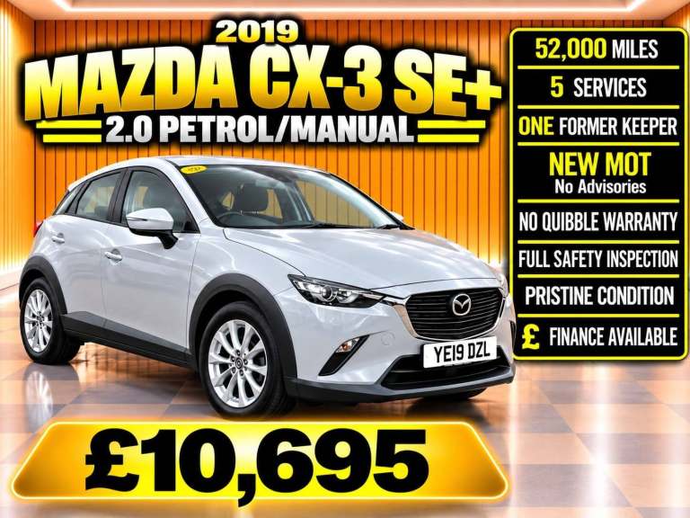 2019 Mazda CX-3 2.0 SE Nav + 5dr HATCHBACK Petrol Manual
