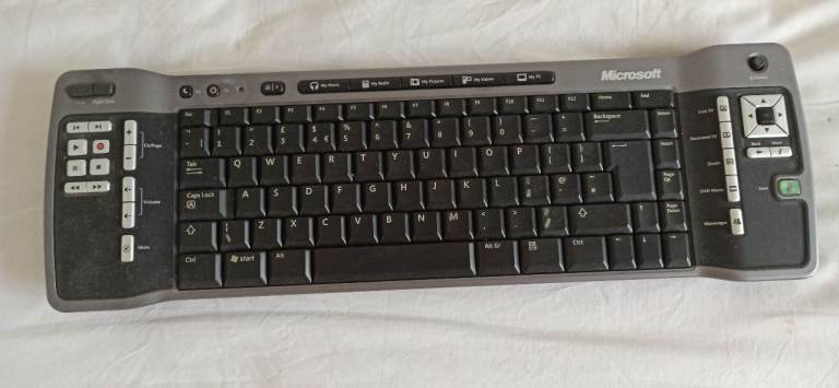 Microsoft Remote Keyboard for Windows XP Media Centre