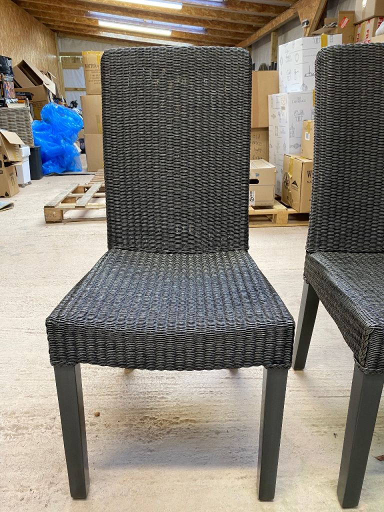 Set of 4 Neptune ‘Montague’ Lloyd Loom dining chairs