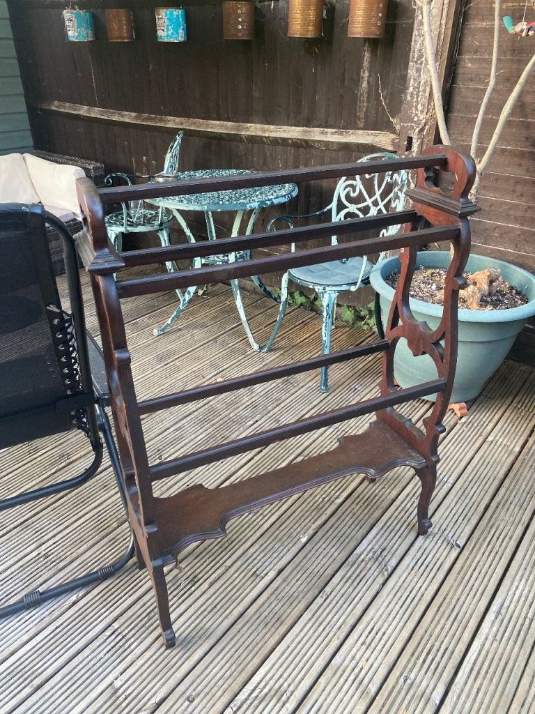 Huge Antique Country House Towel Rail Airer