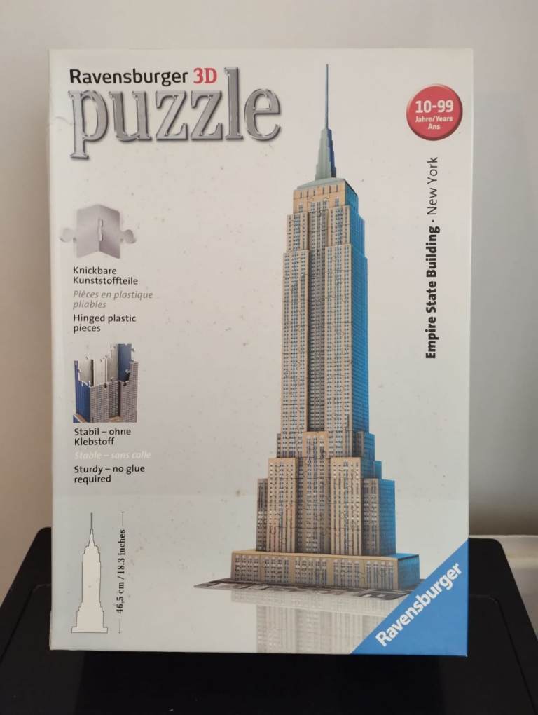 Ravensburger 3D Empire State Building puzzle - free to collect