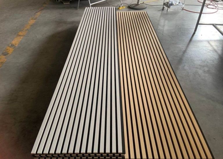 Acoustic wall panels - real wood veneer