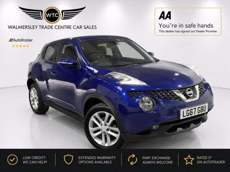 2017 Nissan Juke 1.6 N-Connecta 5dr Xtronic HATCHBACK PETROL Automatic