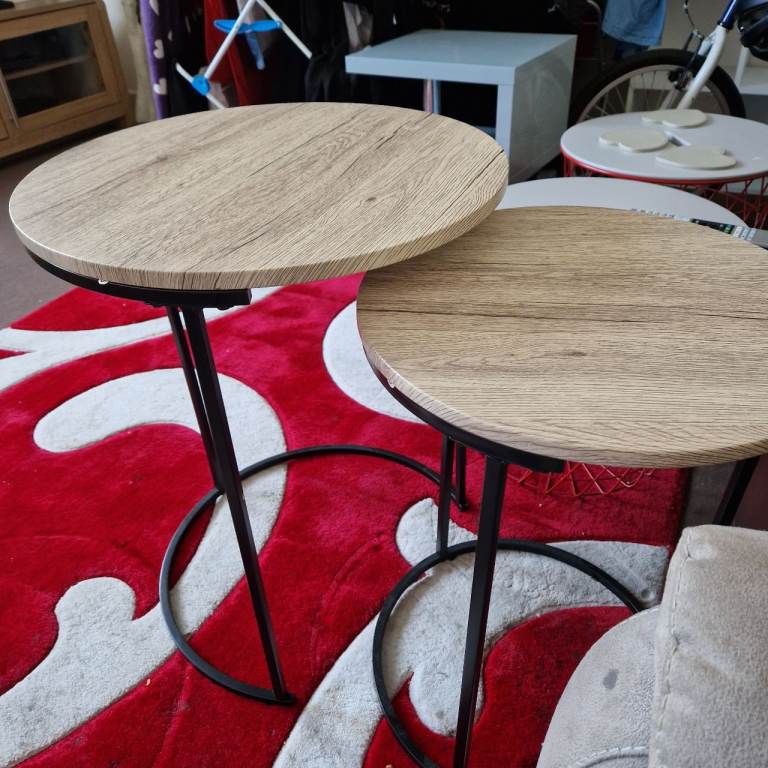 Two side tables