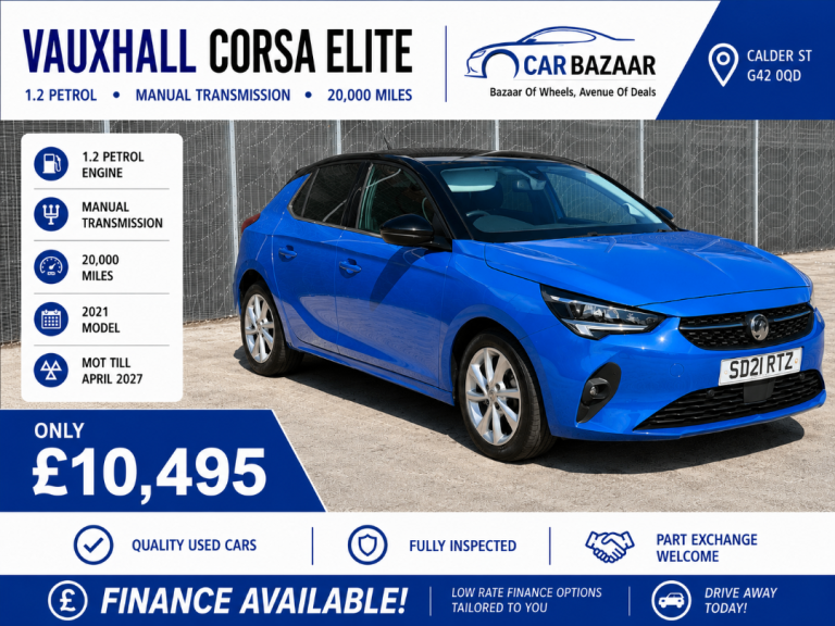Vauxhall, CORSA, Hatchback, 2021, Manual, 1199 (cc), 5 doors