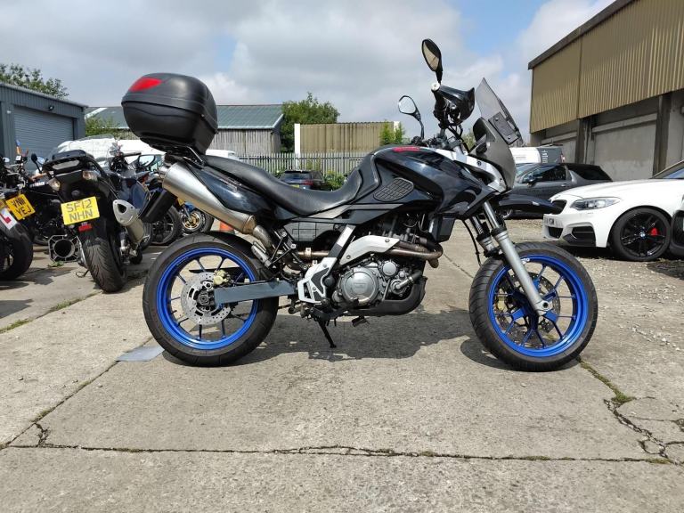 2007 07 APRILIA PEGASO STRADA 660 BLACK TOP BOX LUGGAGE TOURER