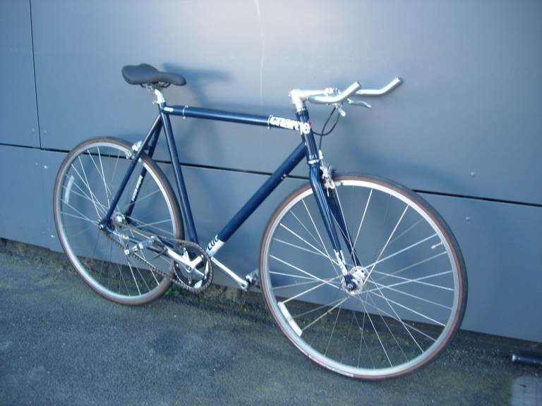 Quality Fixie/ Single Speed/ Commuter Bike by Charge, Blue, JUST ...