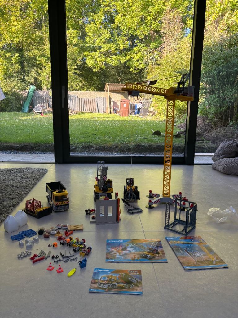 Playmobil construction sets