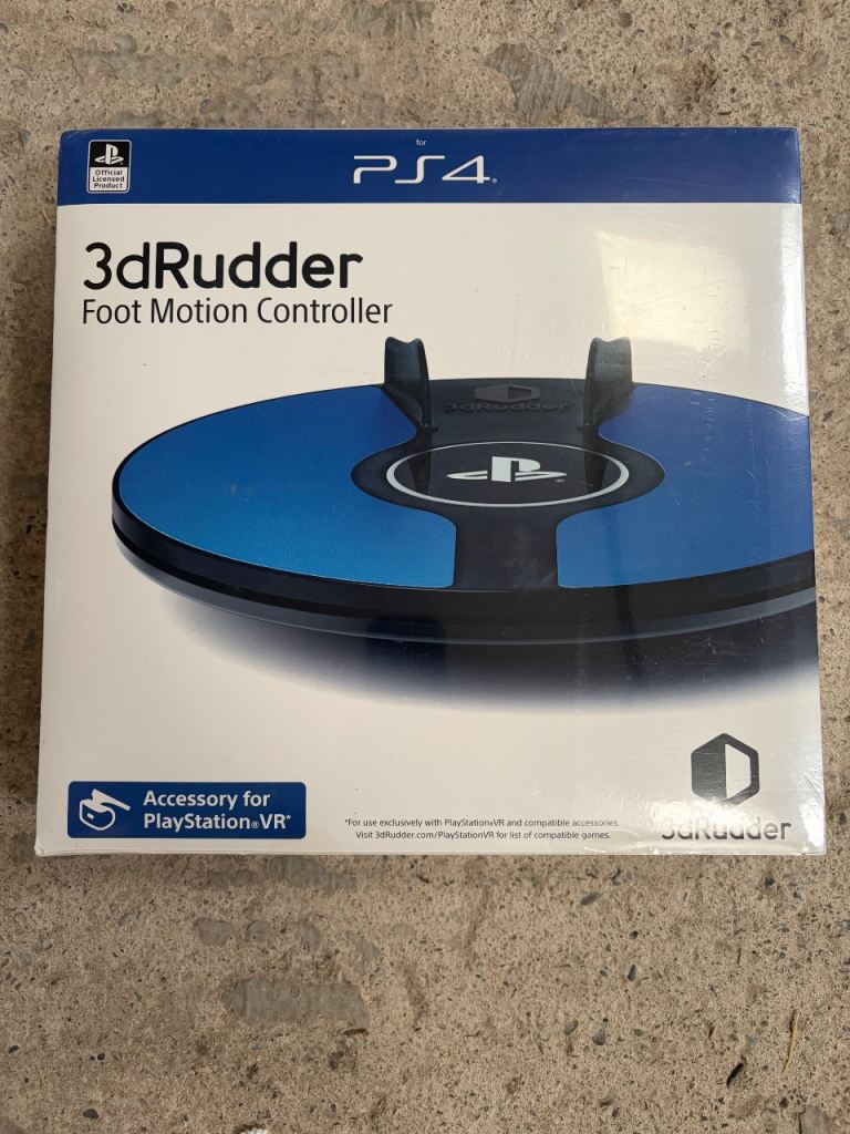 Rare PS4 3D Rudder Foot Motion Controller 