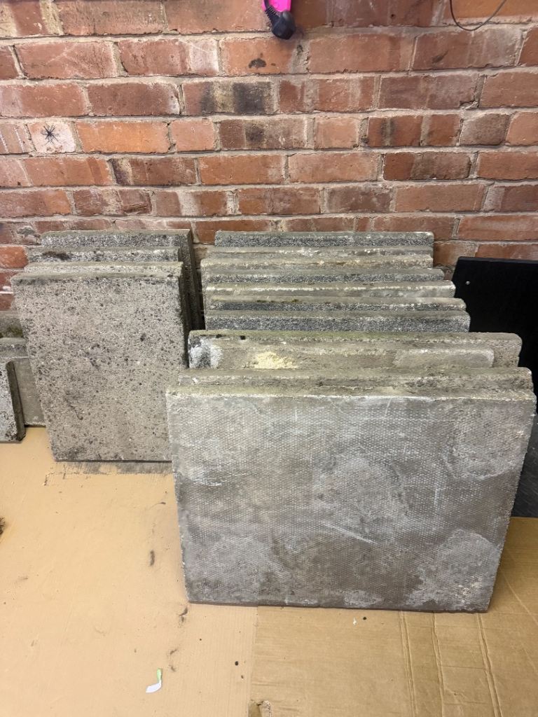 Used Concrete Garden Paving Slabs - Mixed Sizes