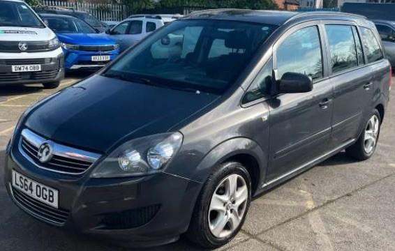 2014 Vauxhall Zafira Exclusive Mpv Petrol Manual