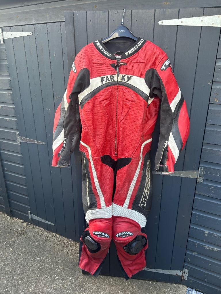 one piece leather race suit