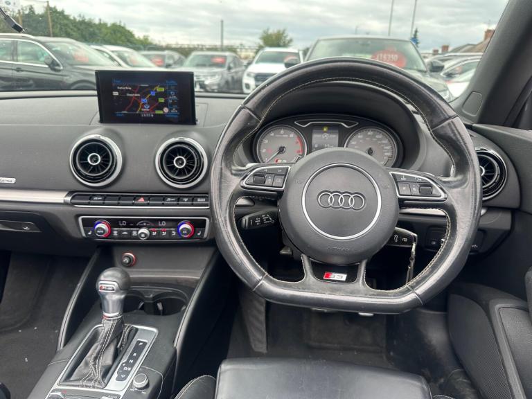  Audi S3 2.0 TFSI Cabriolet S Tronic quattro Euro 6 (s/s) 2dr (Nav) Petrol Automatic