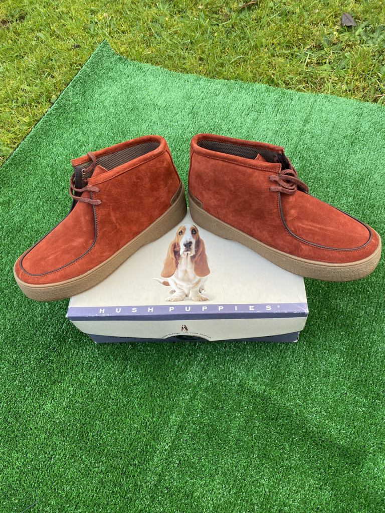 Hush Puppies Laced Swede Shoes 