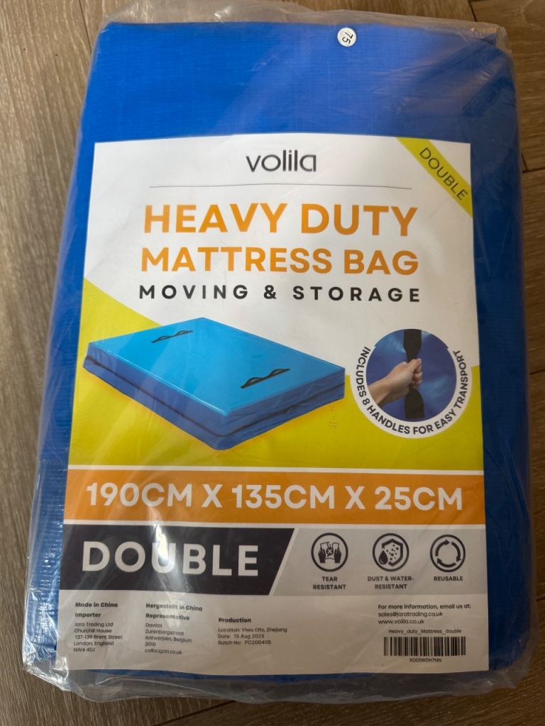 Double Heavy Duty Mattress Bag for Moving & Storage – NEW