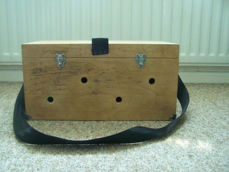 Animal/Bird Wooden Transport Box