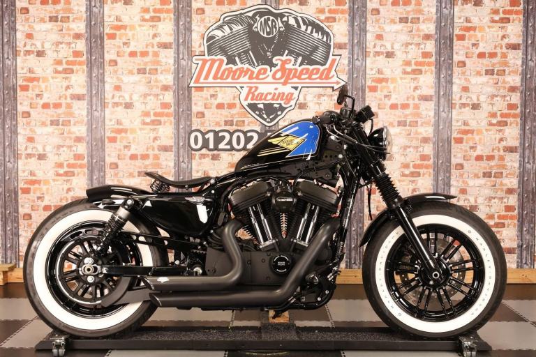 2019 HARLEY XL 1200 CX SPORTSTER FORTY EIGHT 48 CUSTOM BOBBER - 11,146 MILES