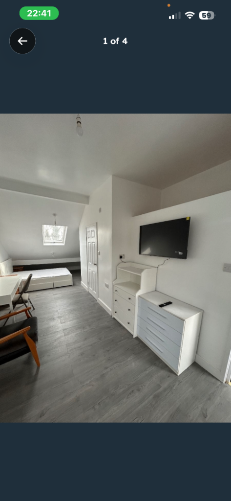 1 double bedroom