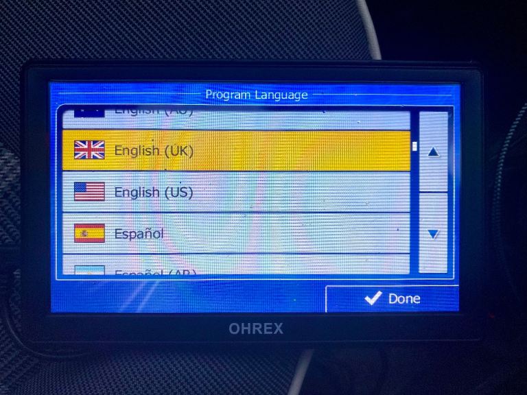 Ohrex 7 inch Sat Nav 