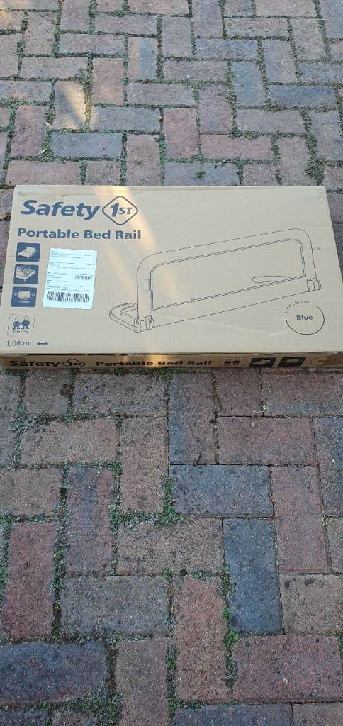 Safety First, Portable Bed Rail 75cm Blue